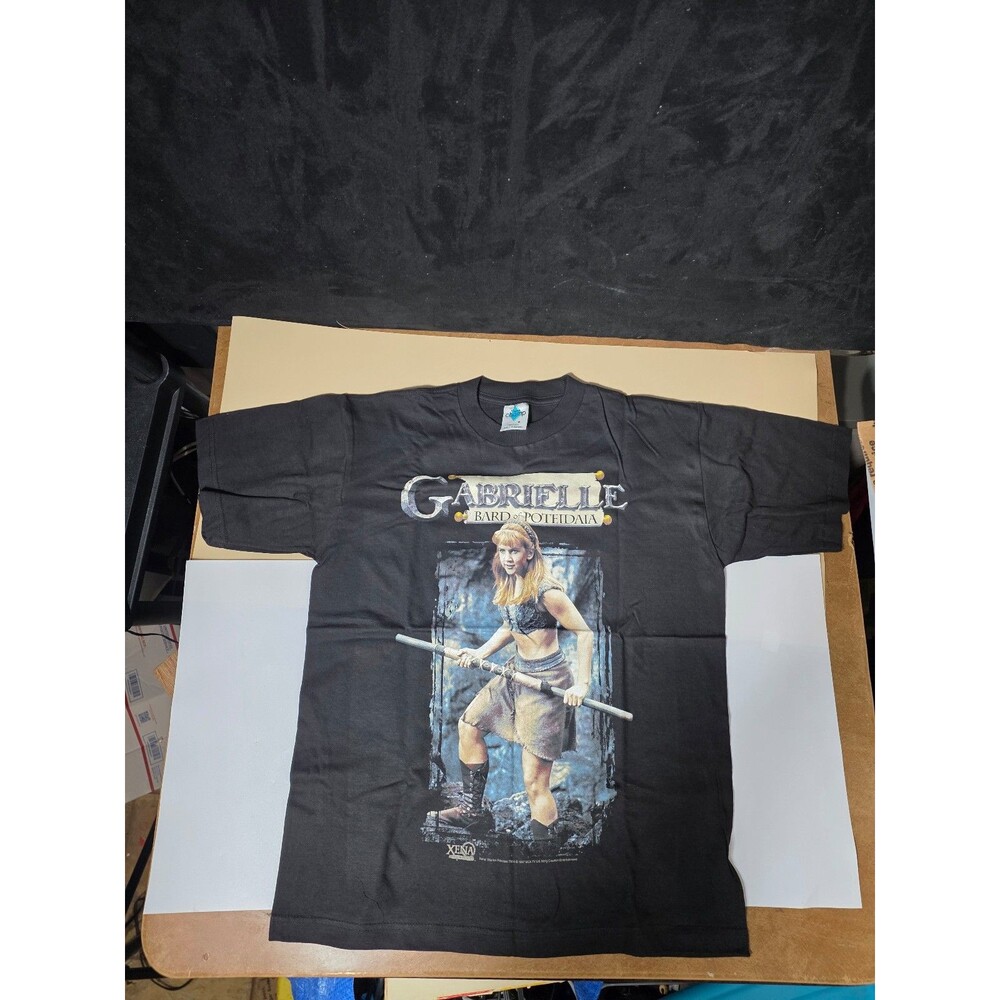 Vintage 1997 Xena Warrior Princess Gabrielle Bard of Poteidaia T-Shirt Medium